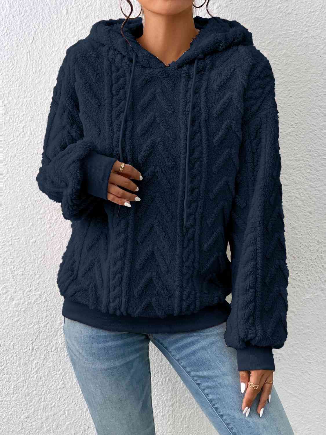 Hello My Love Chunky Knit Hoodie