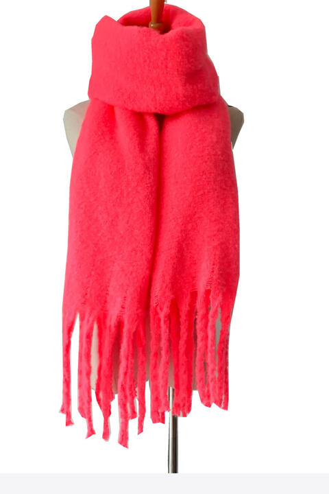 Beckett Bright Chunky Fringe Scarf