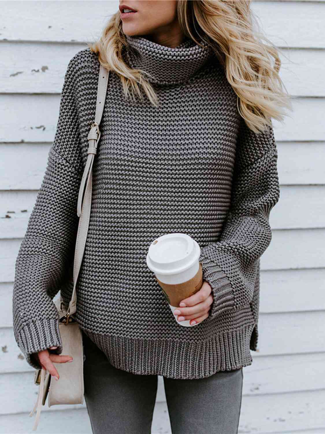 Tinsley Oversized Turtleneck Sweater