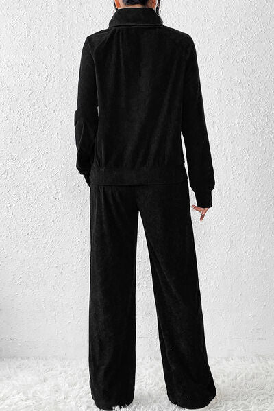 Clara Ribbed Top and Pants Set