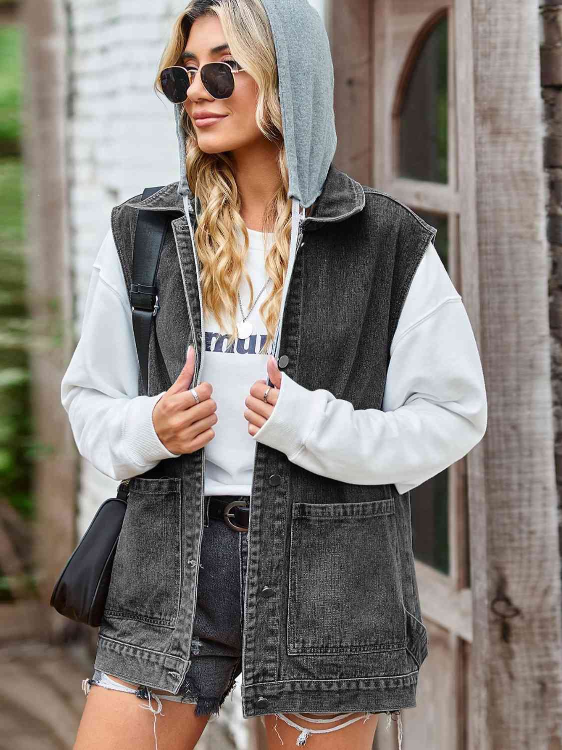 Seona Sleeveless Denim Jacket