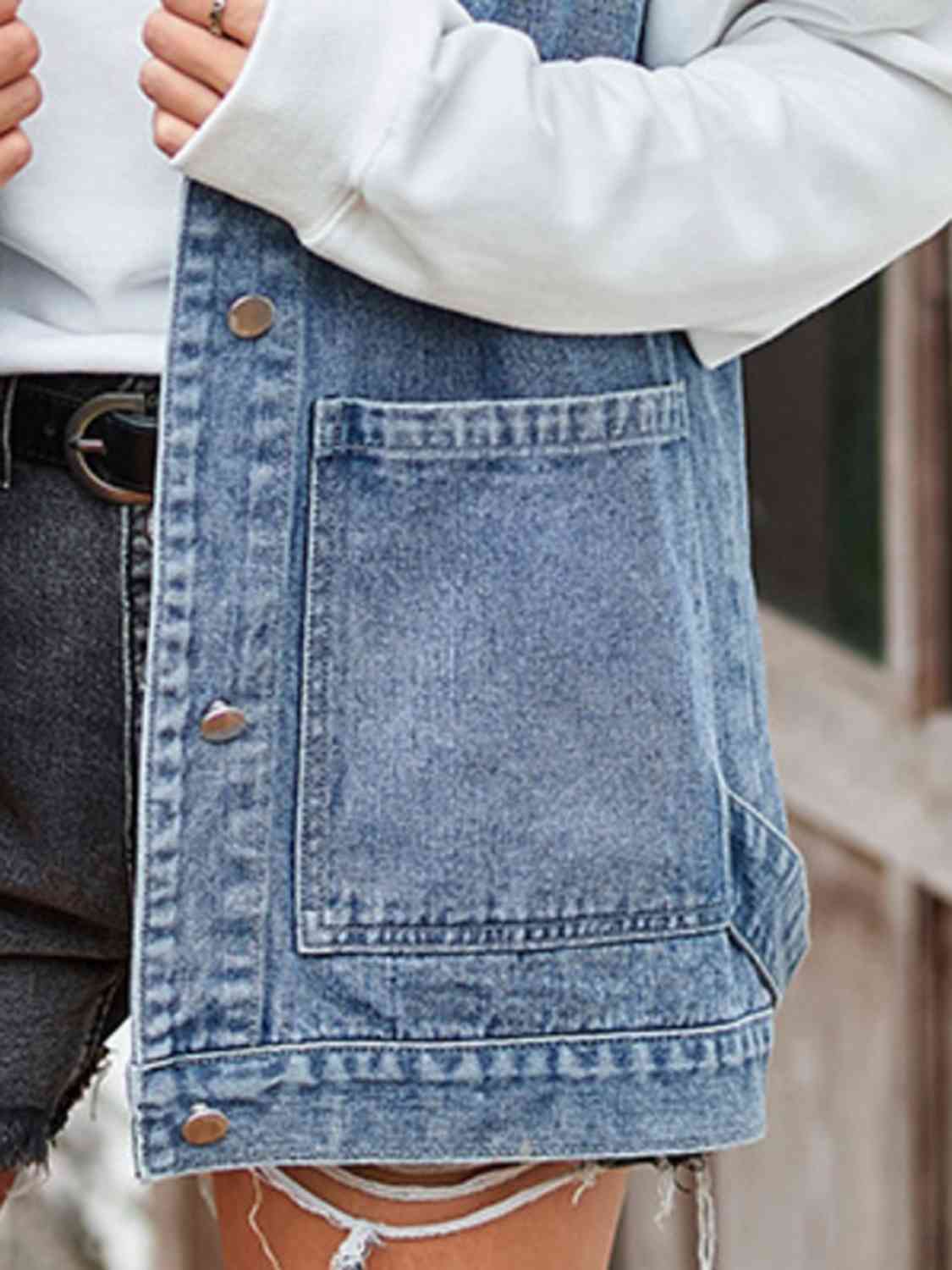 Seona Sleeveless Denim Jacket