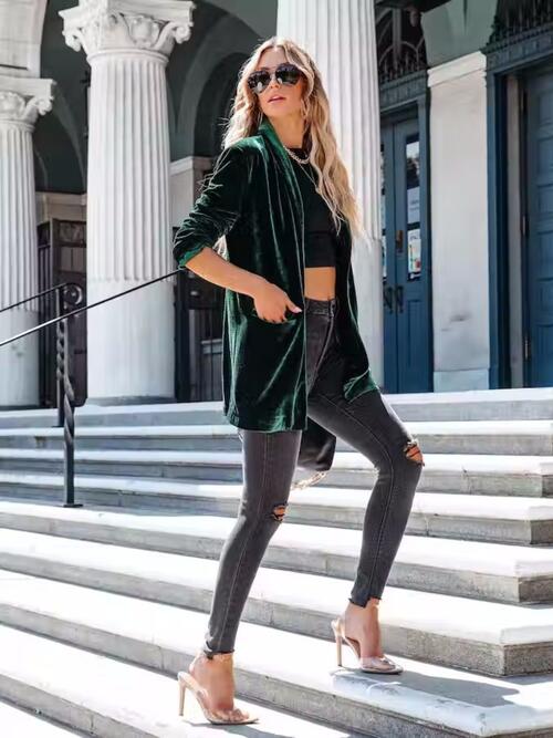 The Frankie Velvet Blazer
