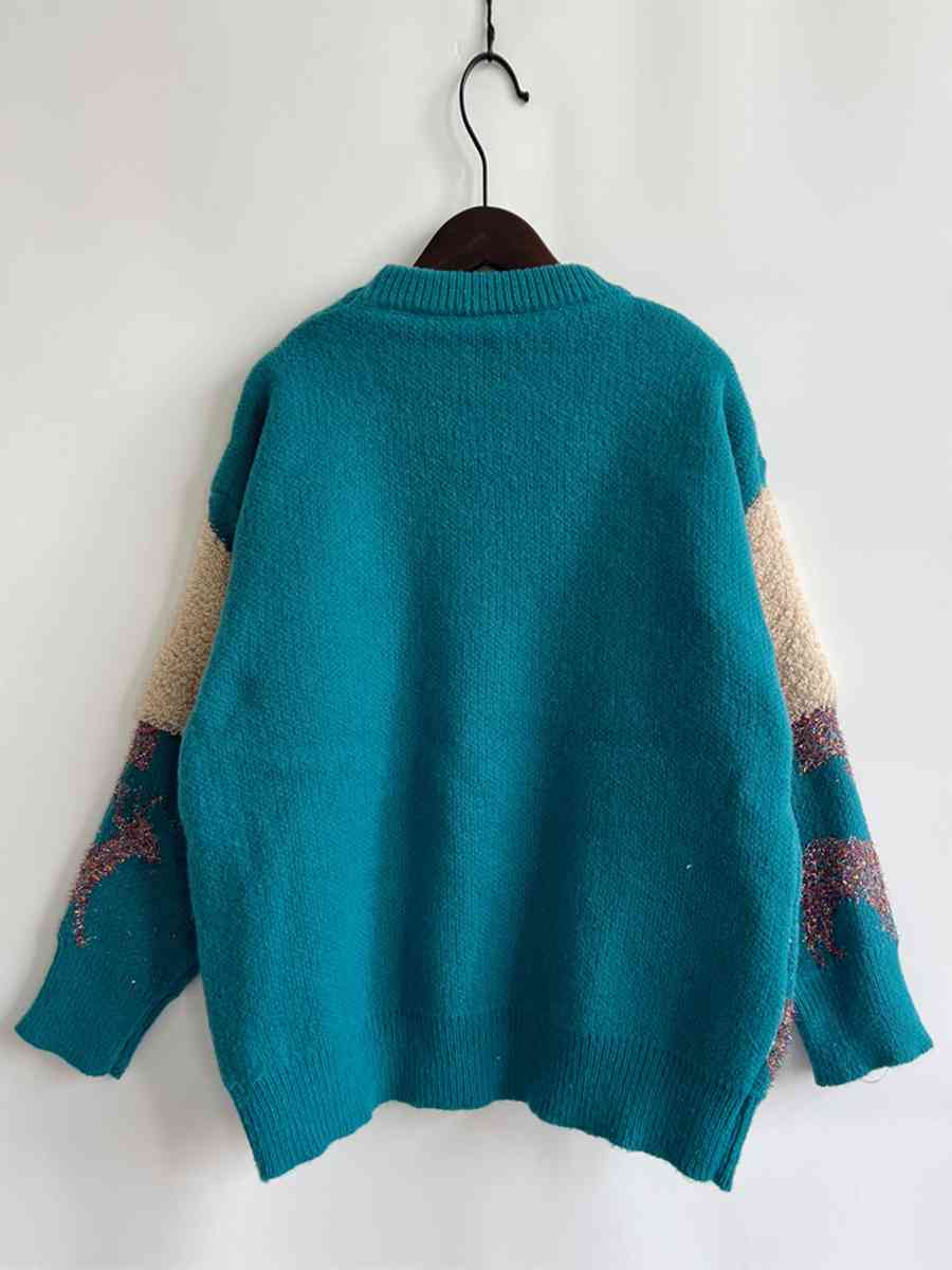 Extra Festive Sequin Christmas Tree Sweater