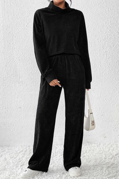 Clara Ribbed Top and Pants Set