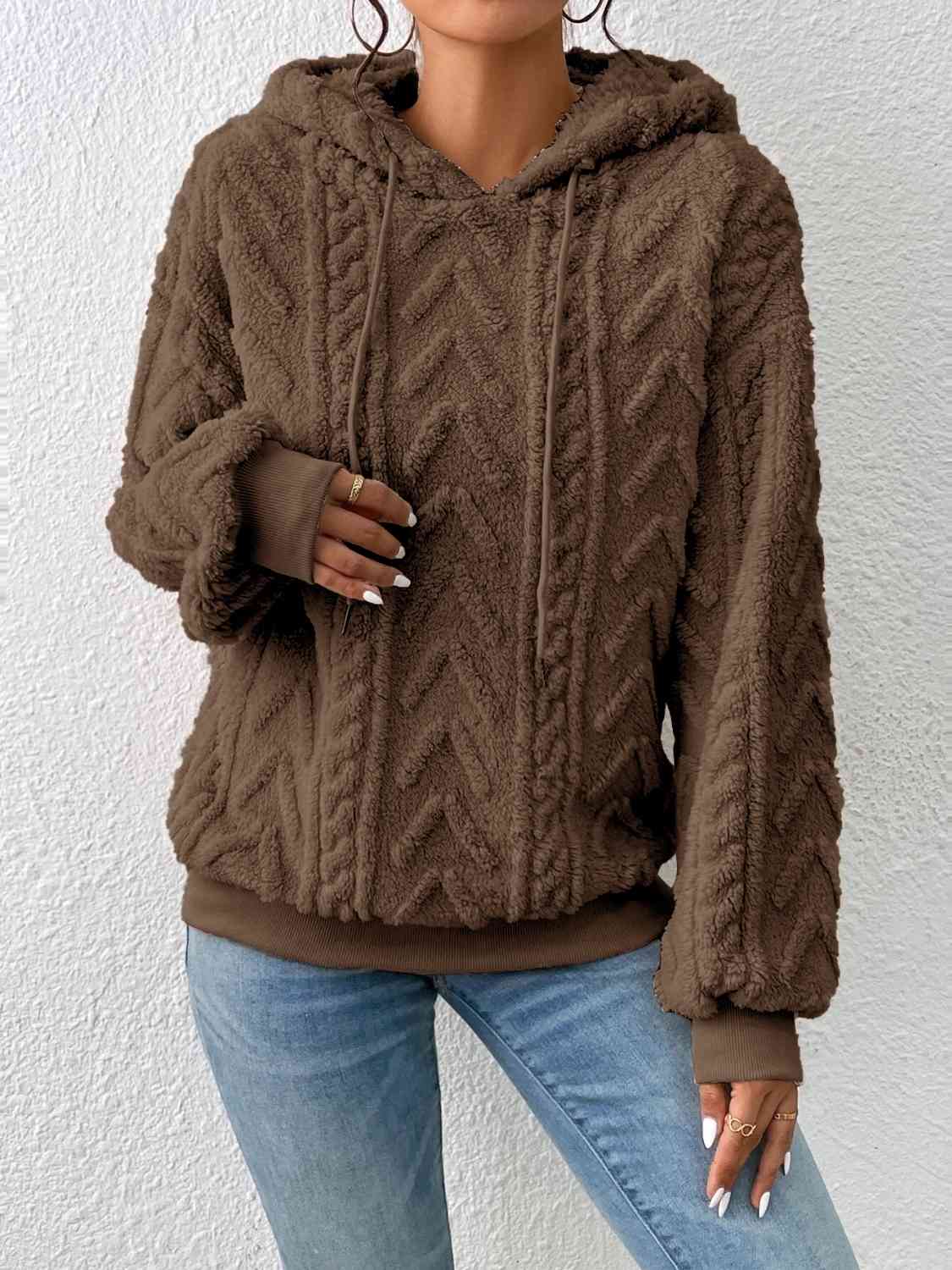 Hello My Love Chunky Knit Hoodie