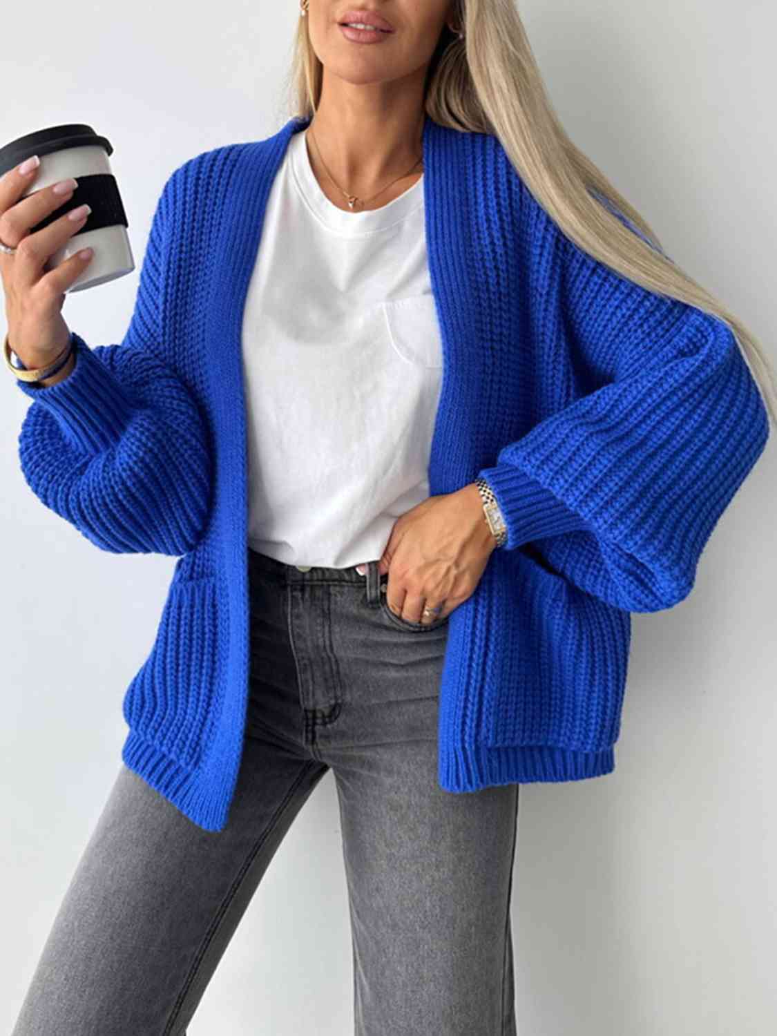 Steele Bubble Sleeve Cardigan