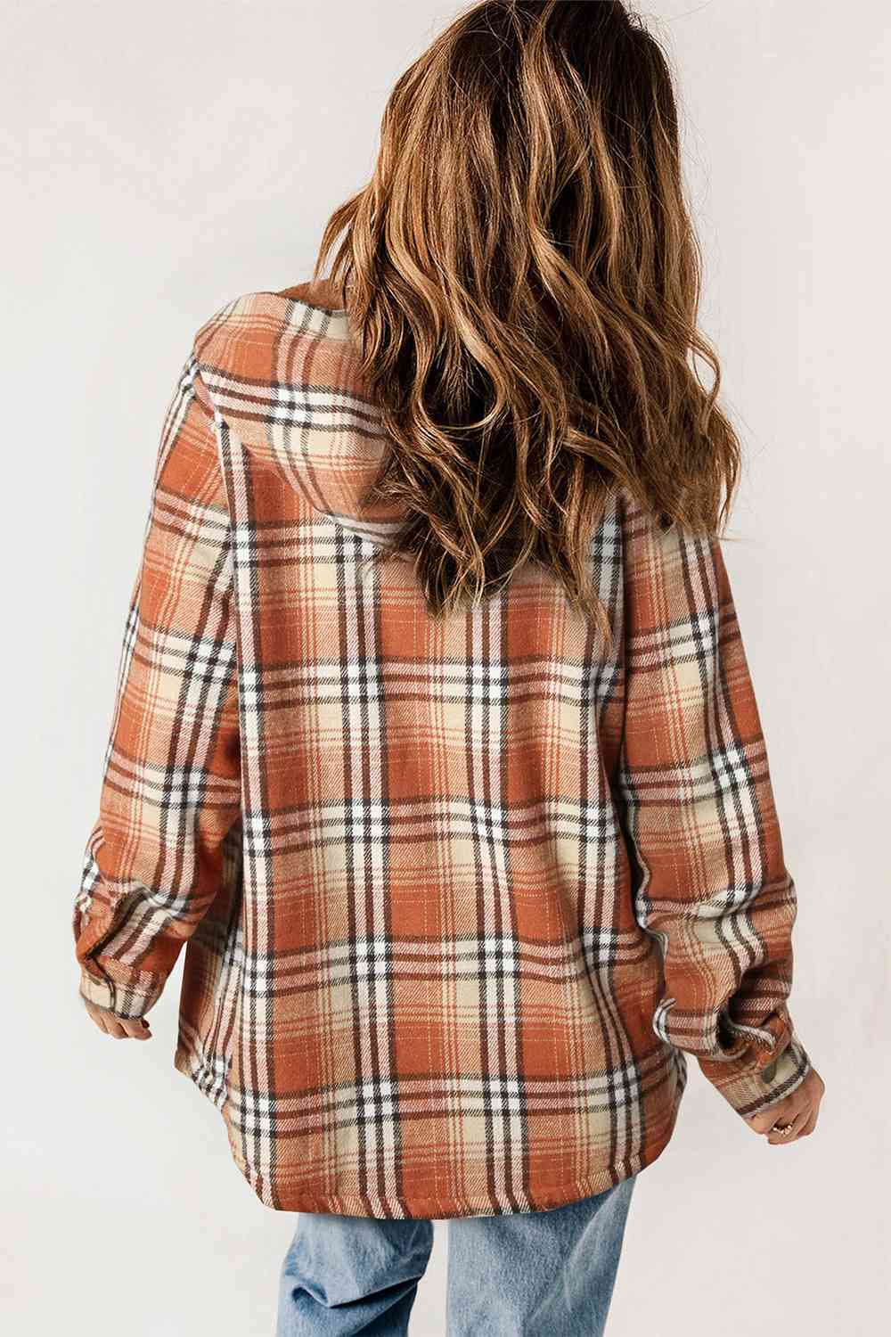 Fallin' Fur Lined Plaid Jacket