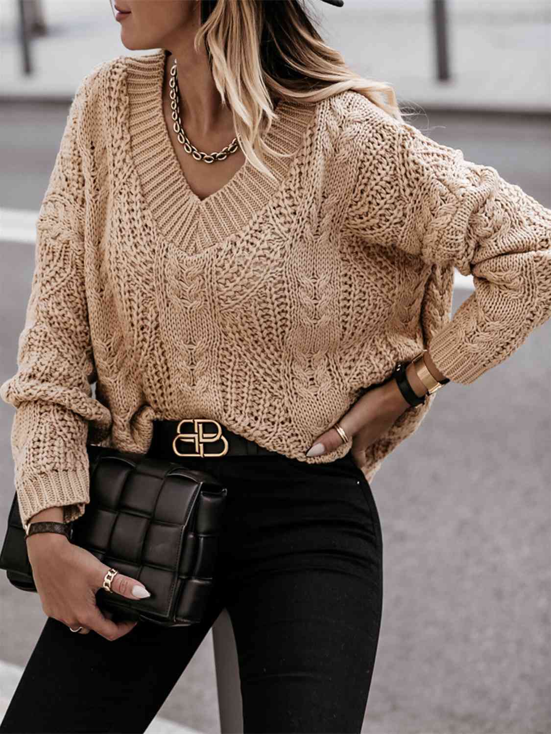 Vicky Cable-Knit Sweater