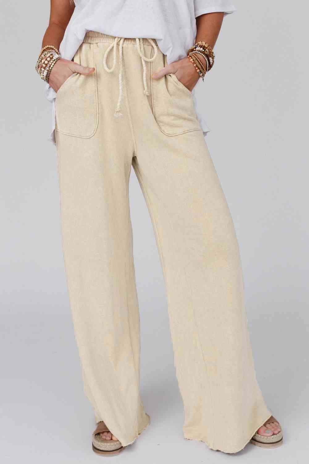 Weekend Wanderer Wide Leg Pocketed Pants