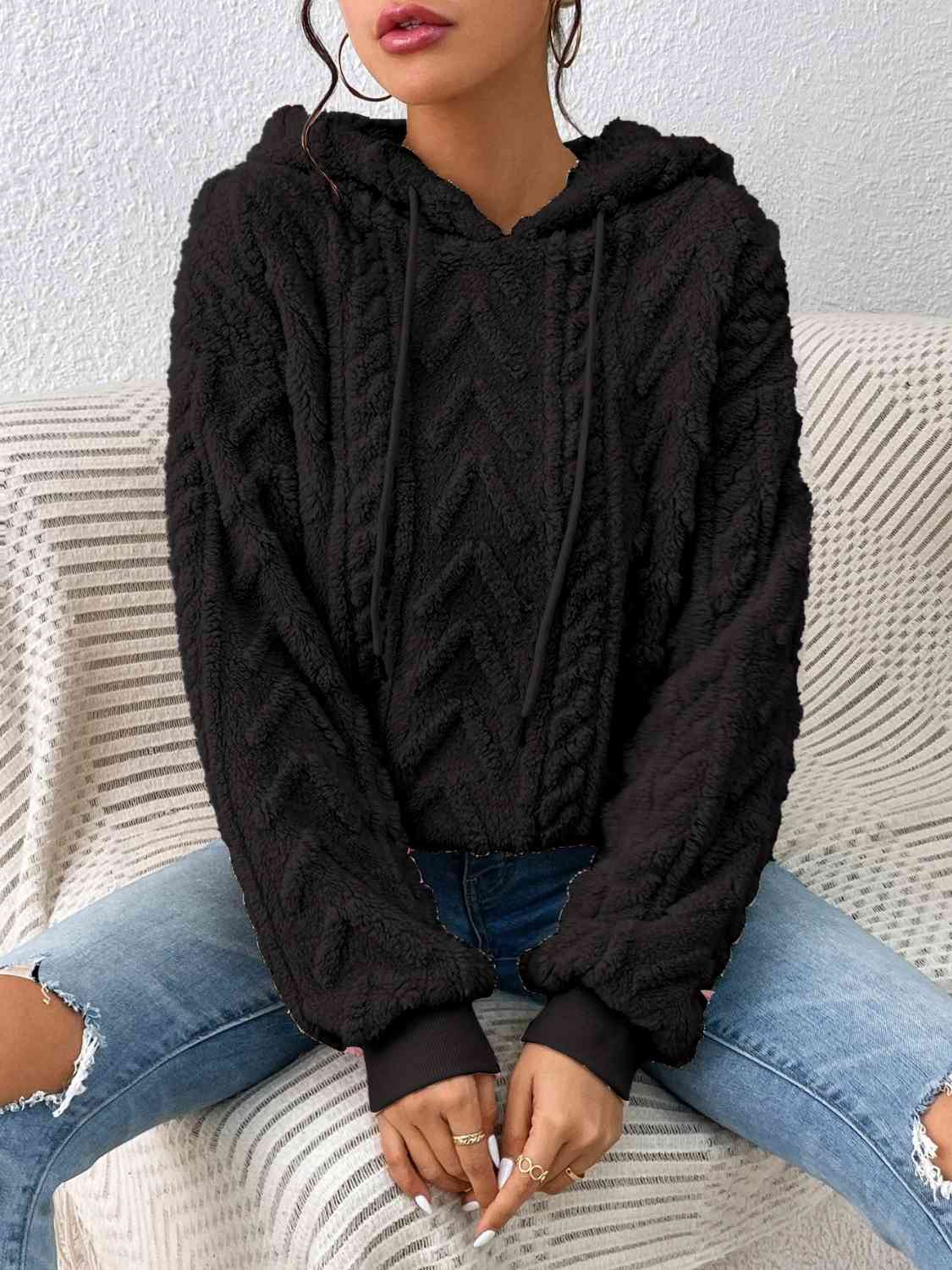 Hello My Love Chunky Knit Hoodie