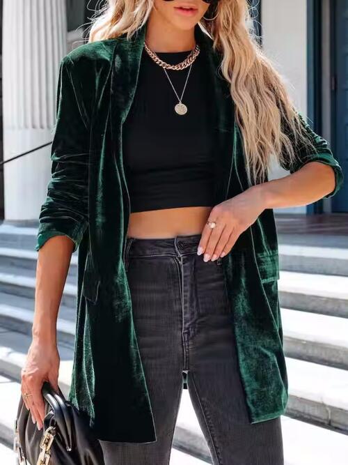 The Frankie Velvet Blazer