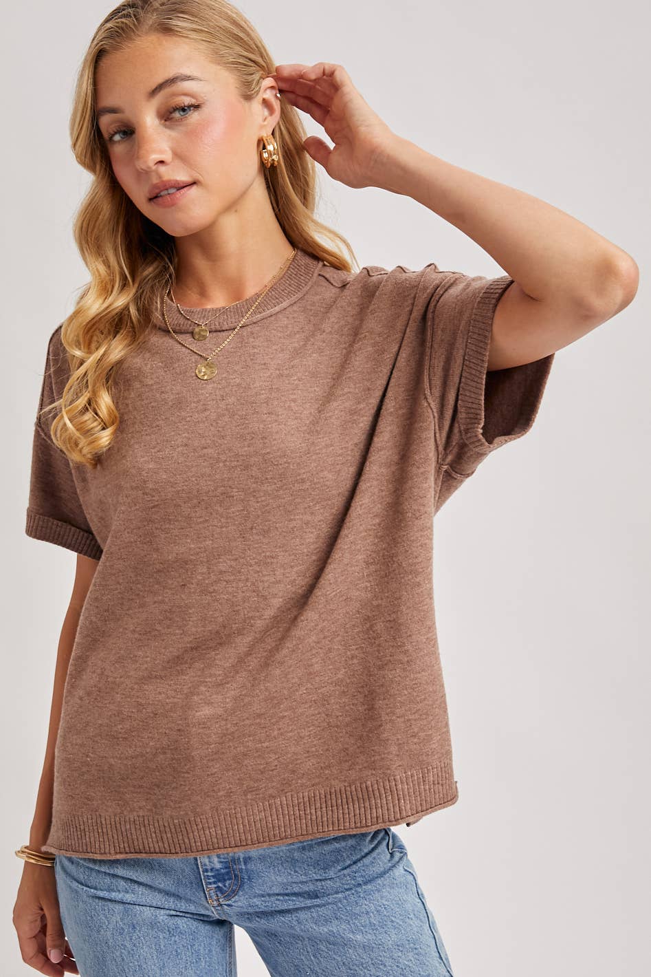 The Everyday Ease Sweater Knit Tee