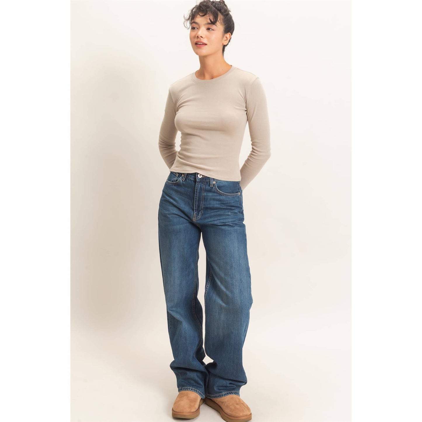 HYFVE - Crew Neck Long Sleeve Top