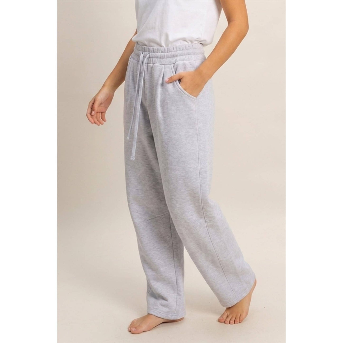 HYFVE - Drawstring Waist Barrel Sweatpants