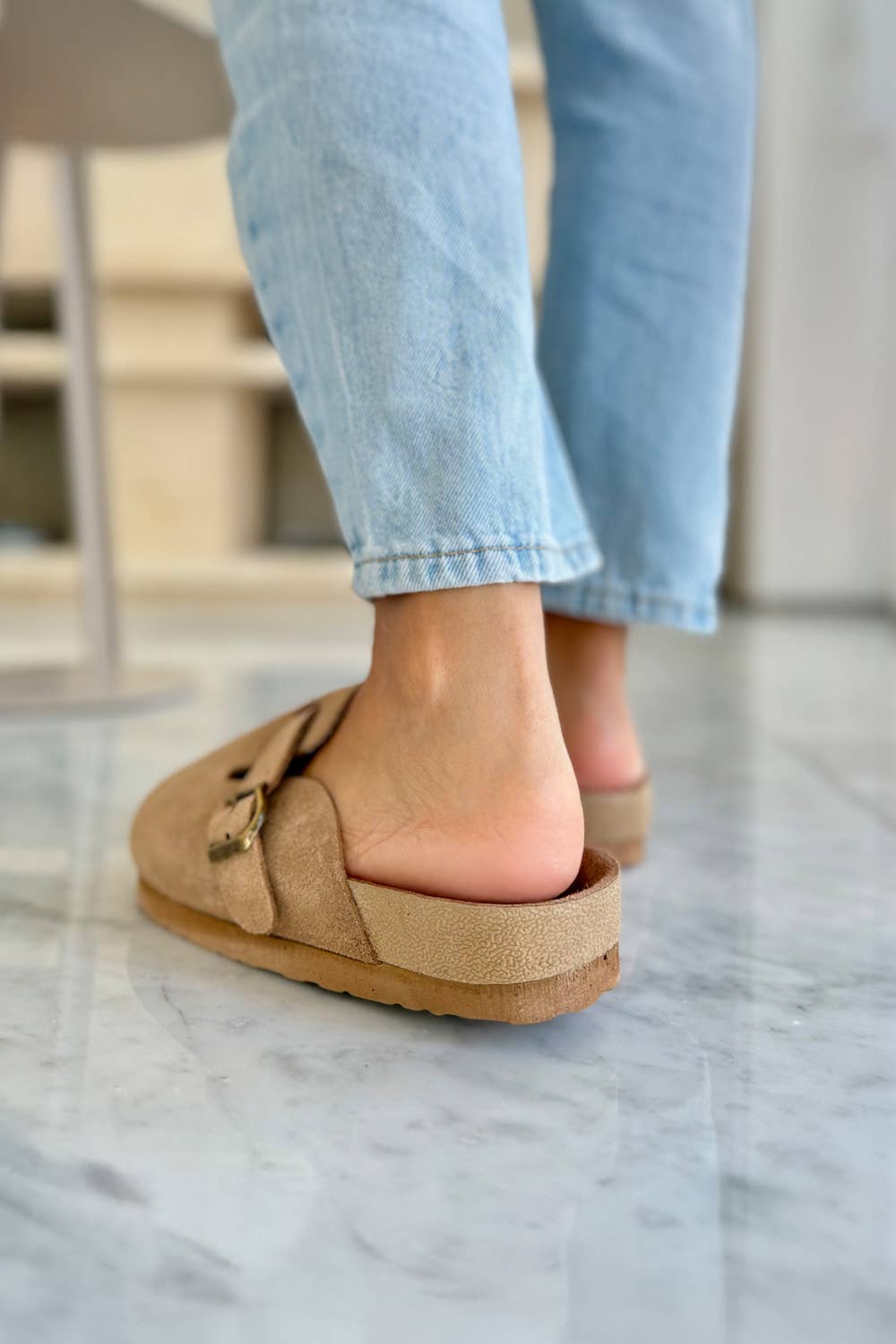 The Teli Suede Clog