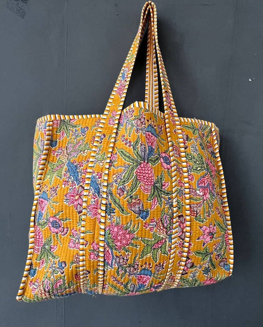 Bhawana Handmade Cotton Quilted Tote