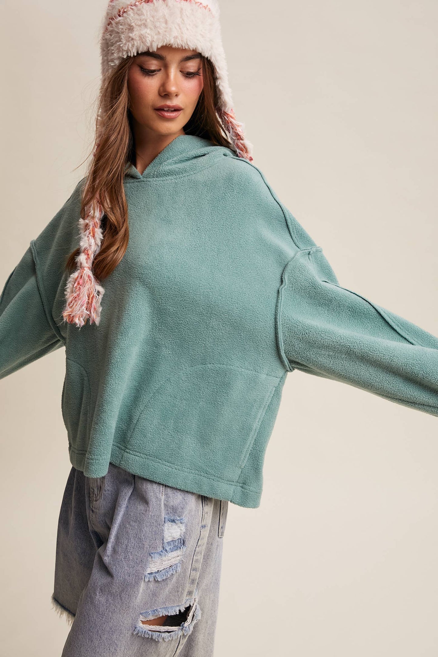 The Evergreen Ease Fleece Hoodie
