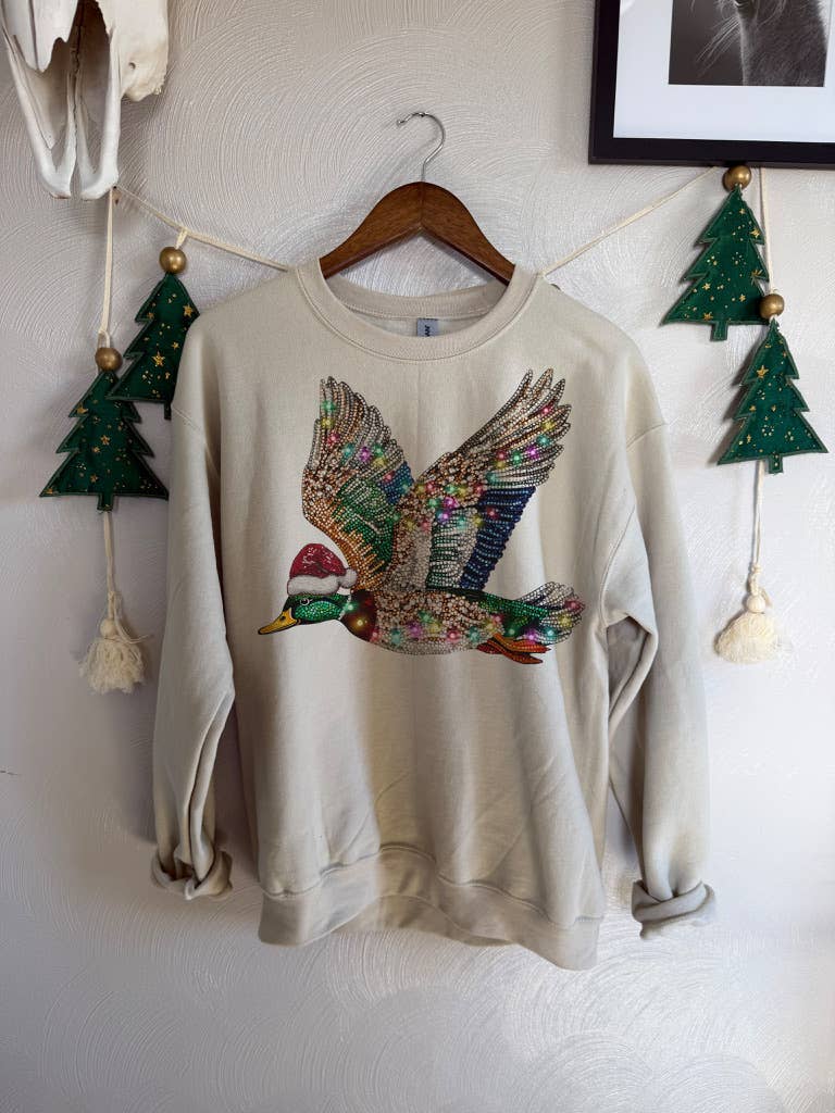 The Walking A - HOLIDAY BEDAZZLED DUCK