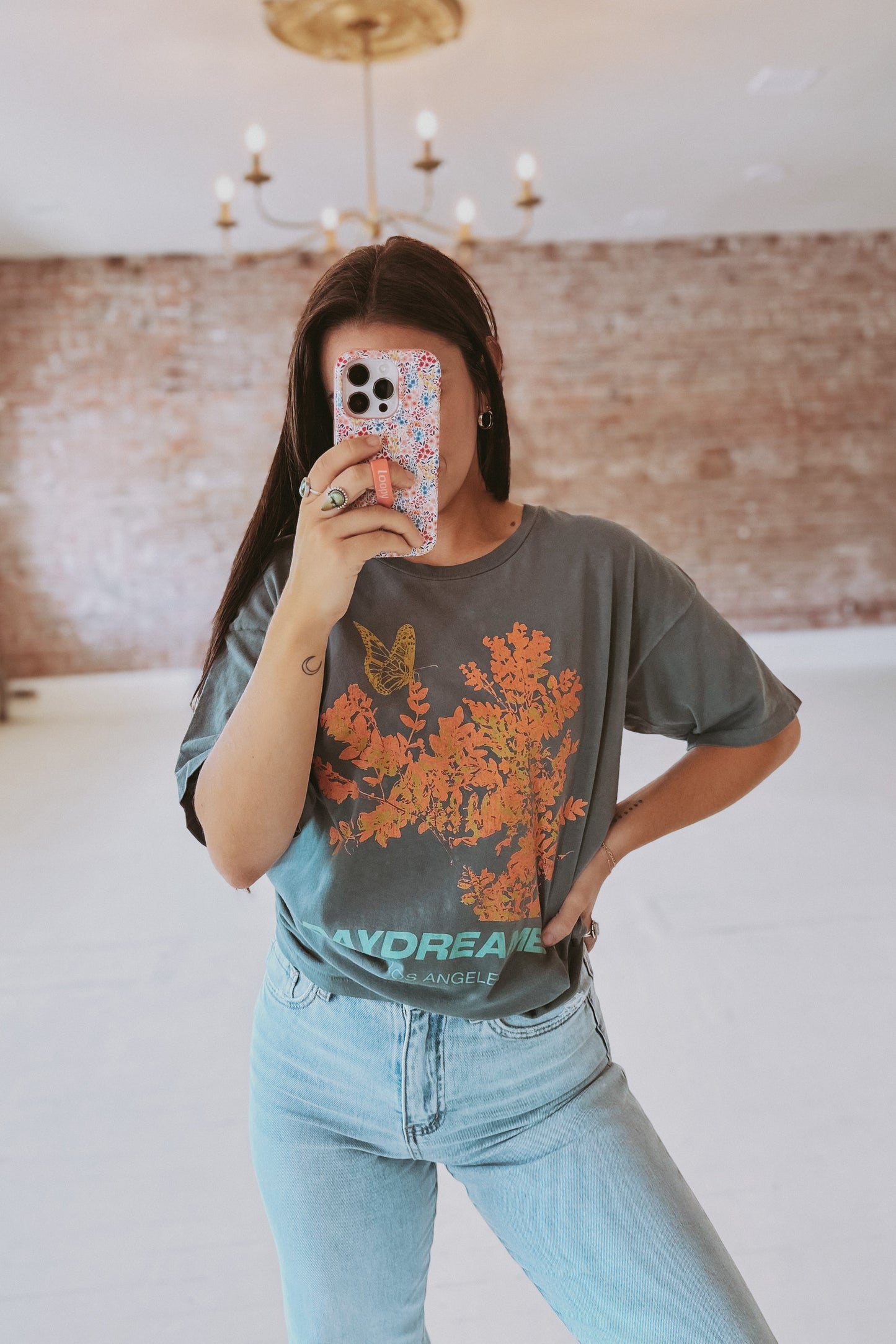Daydreamer Fall Florals Graphic Tee