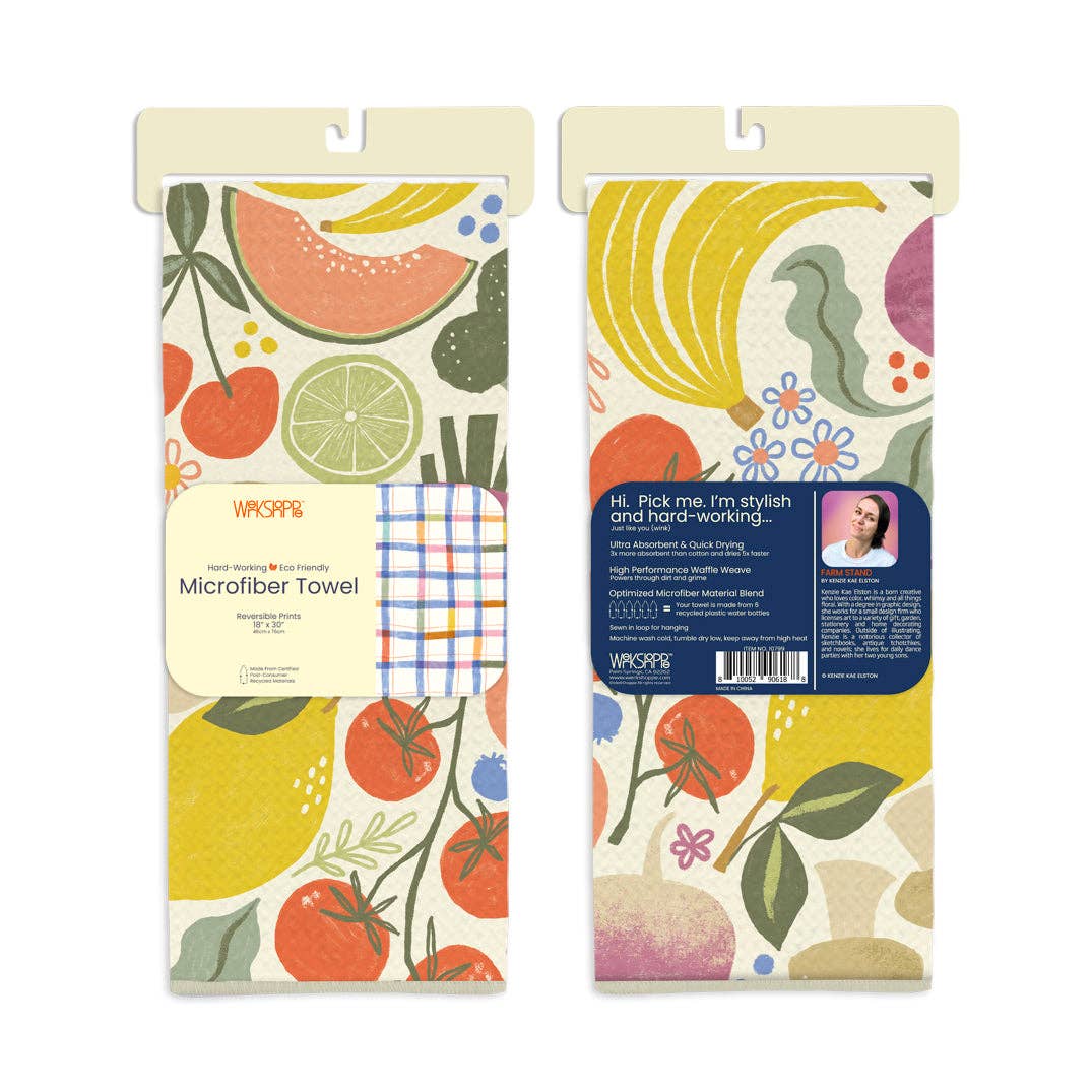 WerkShoppe - Farm Stand Microfiber Kitchen Towel