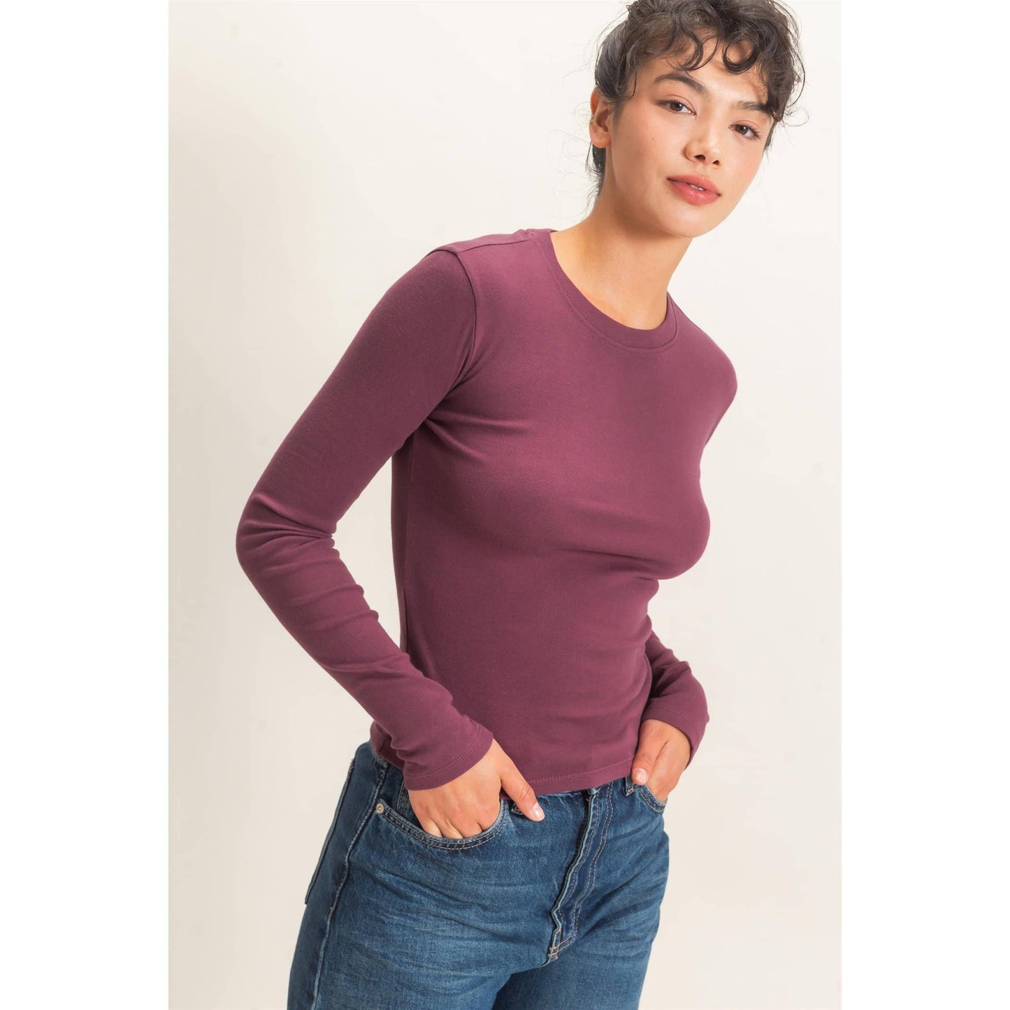 HYFVE - Crew Neck Long Sleeve Top