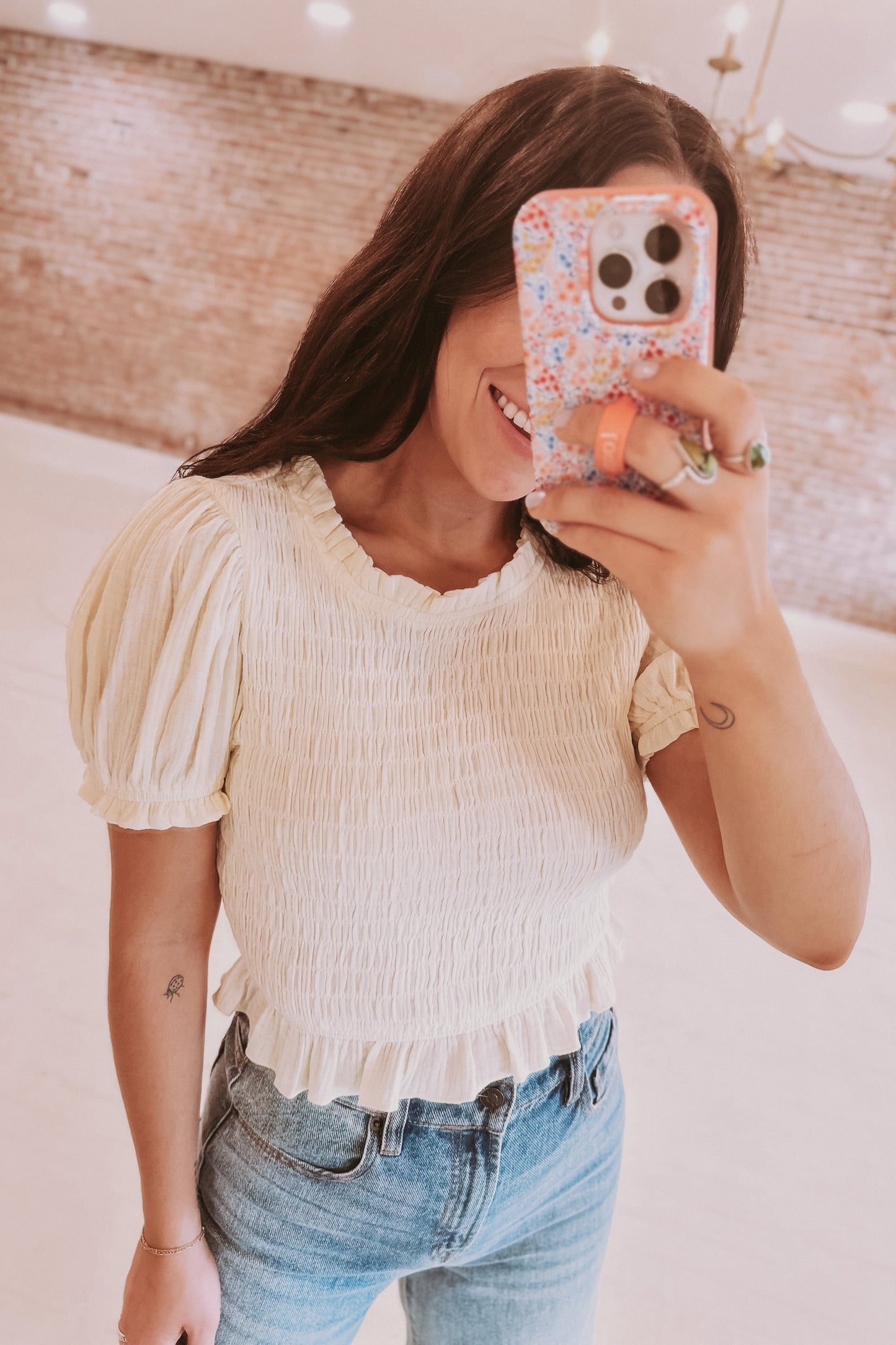 Smocked & In Love Top