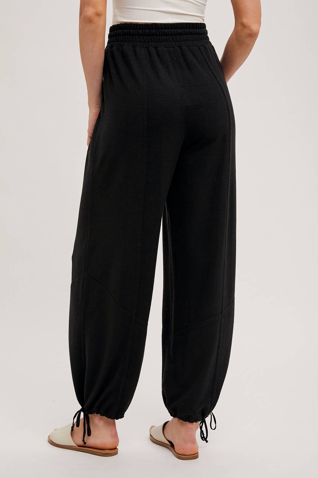 Bluivy - DRAWSTRING HIGH WAIST JOGGER SWEATPANTS