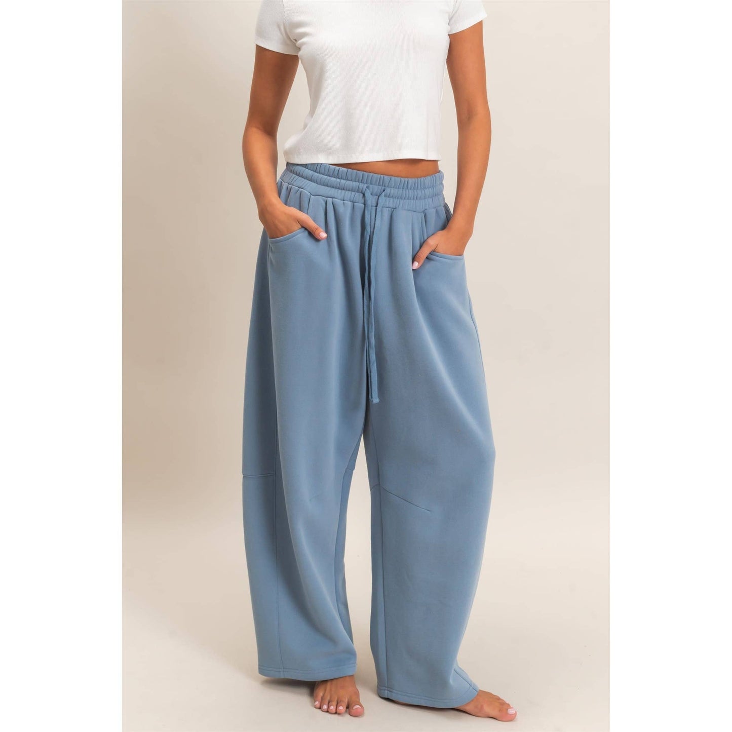 HYFVE - Drawstring Waist Barrel Sweatpants