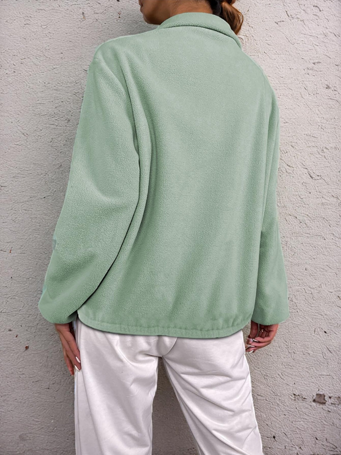 Half Zip Long Sleeve Sweatshirt