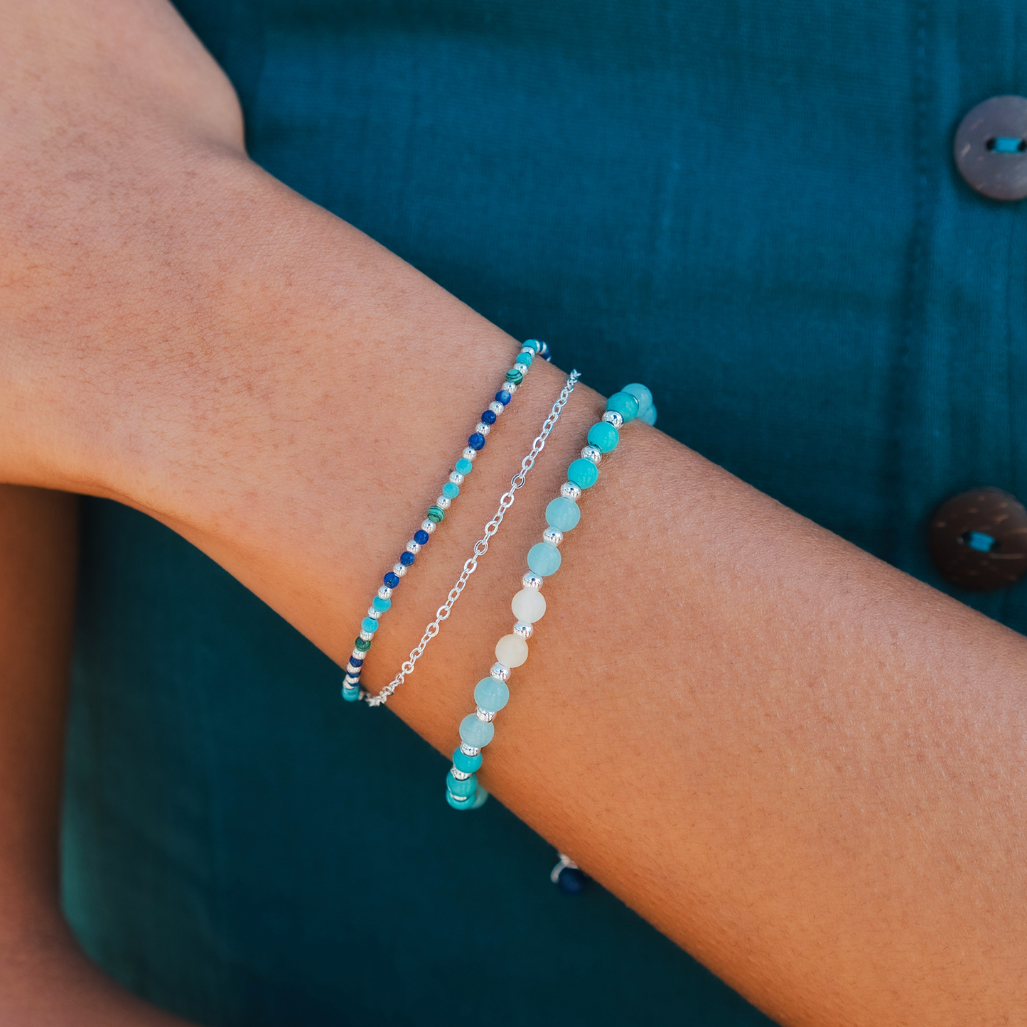 Ocean Calm Healing Bracelet