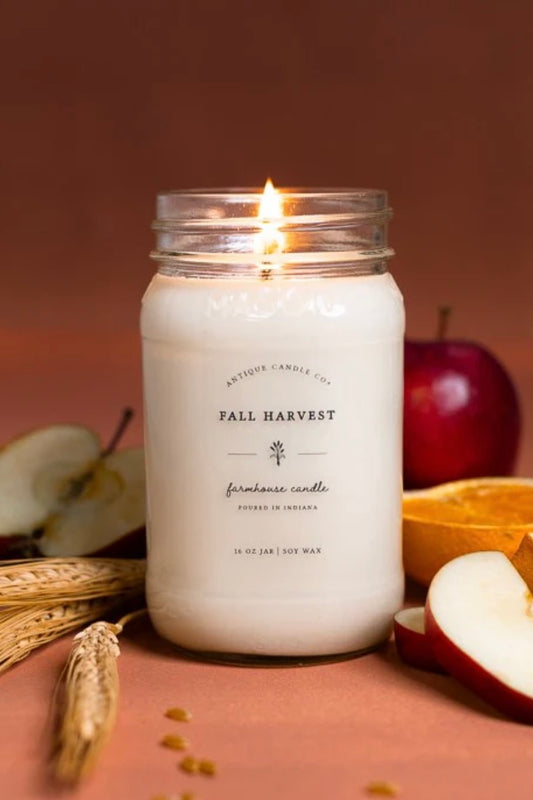 Antique Candle Co.® - Fall Harvest - Soy Wax Mason Jar Candle
