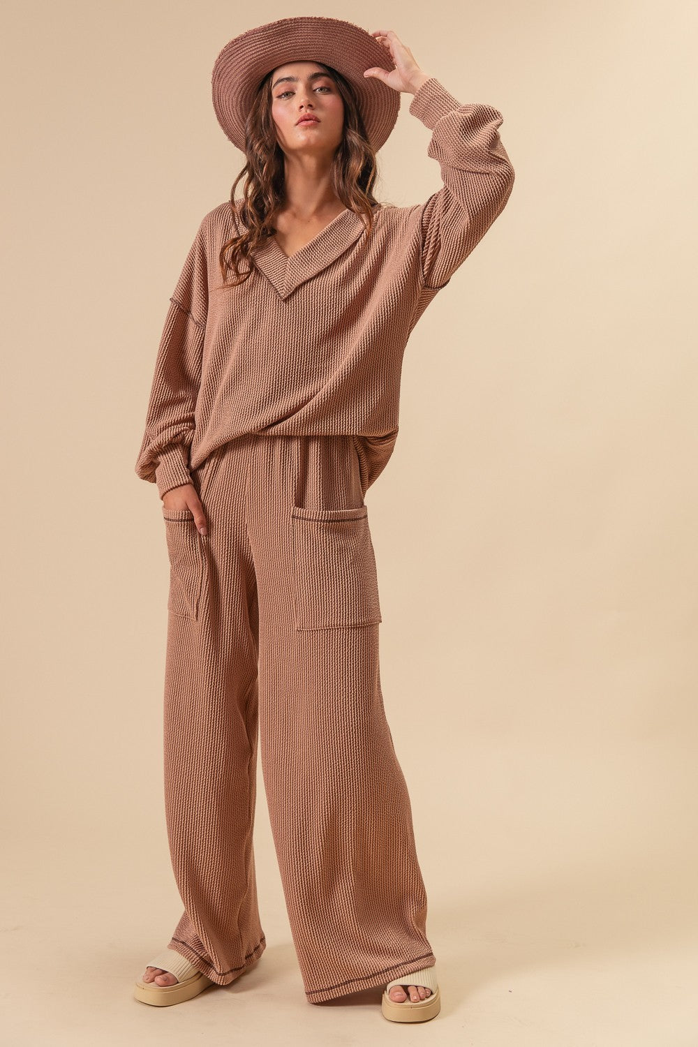 The Sunset Stroll Ribbed Pants
