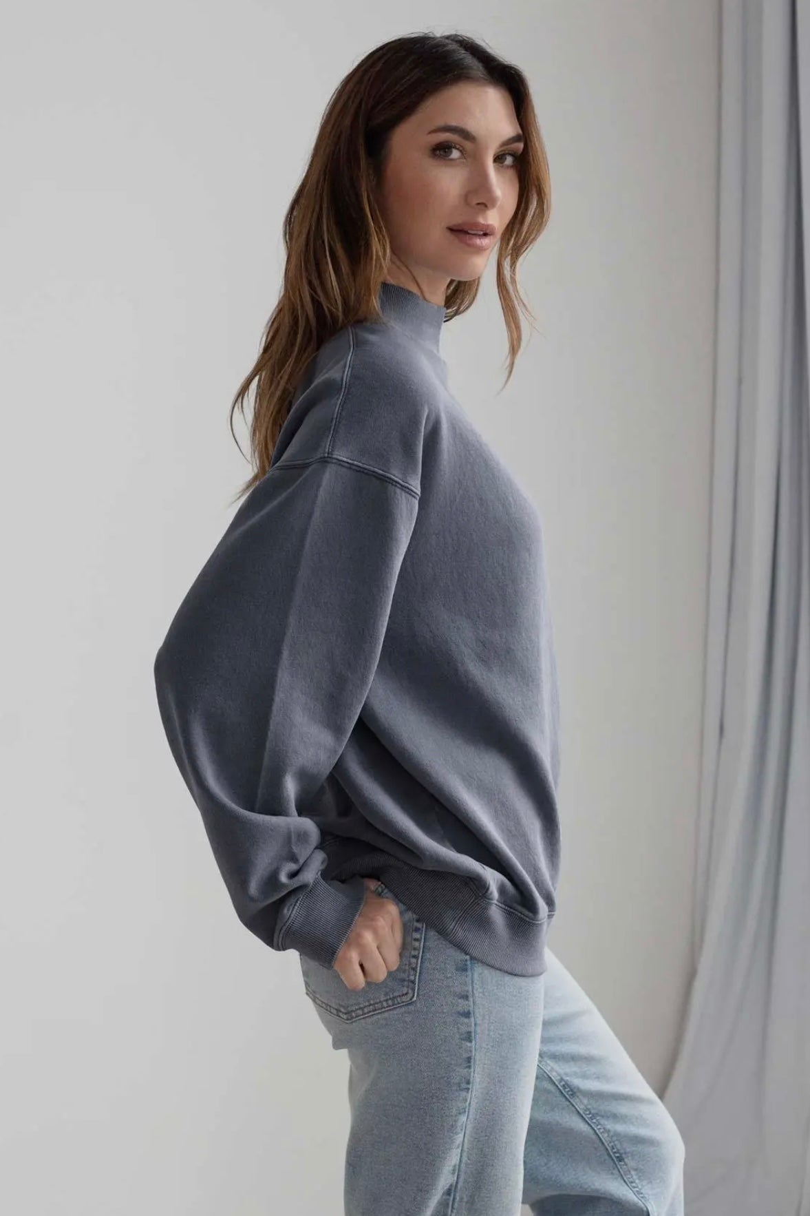 Nantucket Mock-Neck Sweatshirt