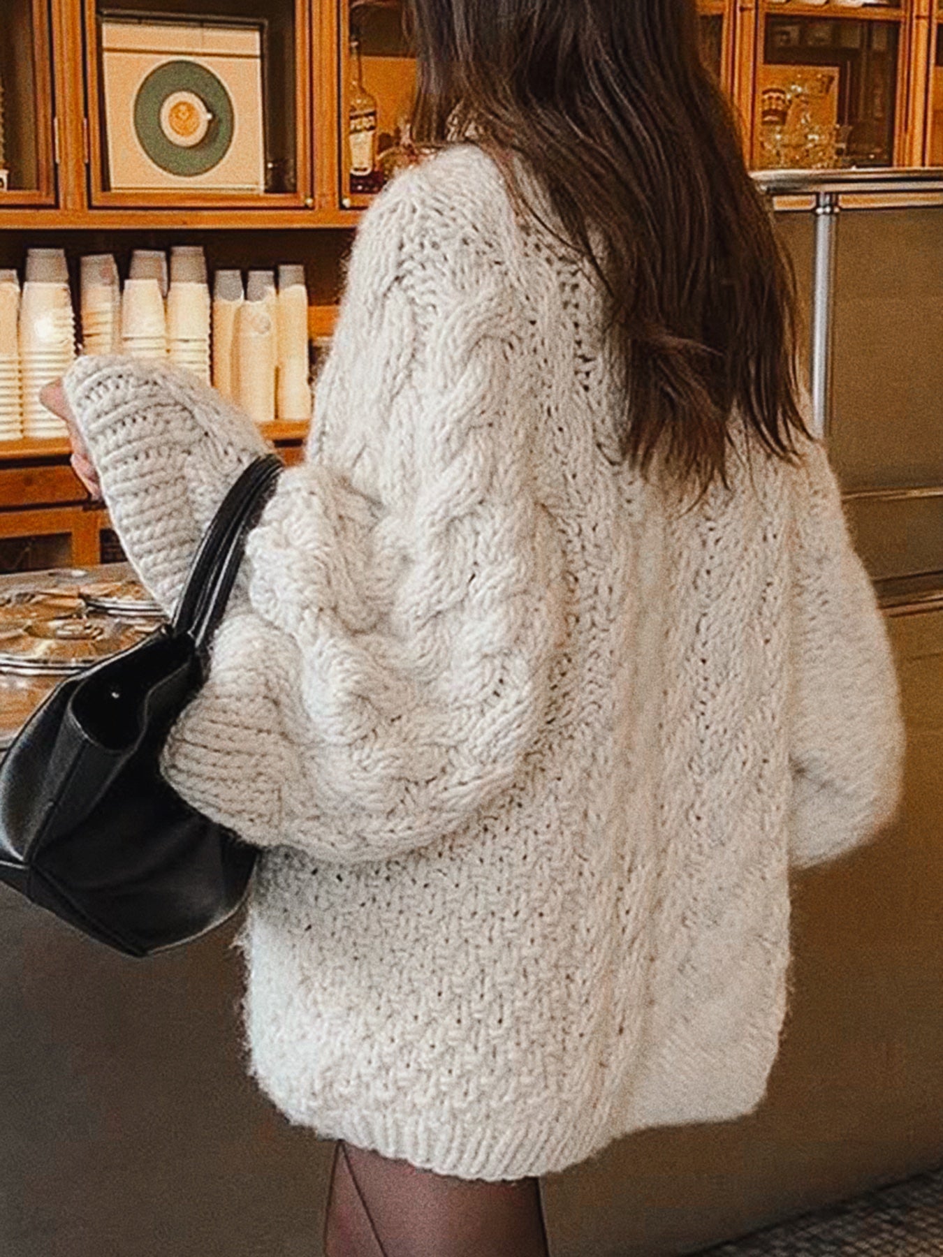 Coffeehouse Cozy Knit Sweater