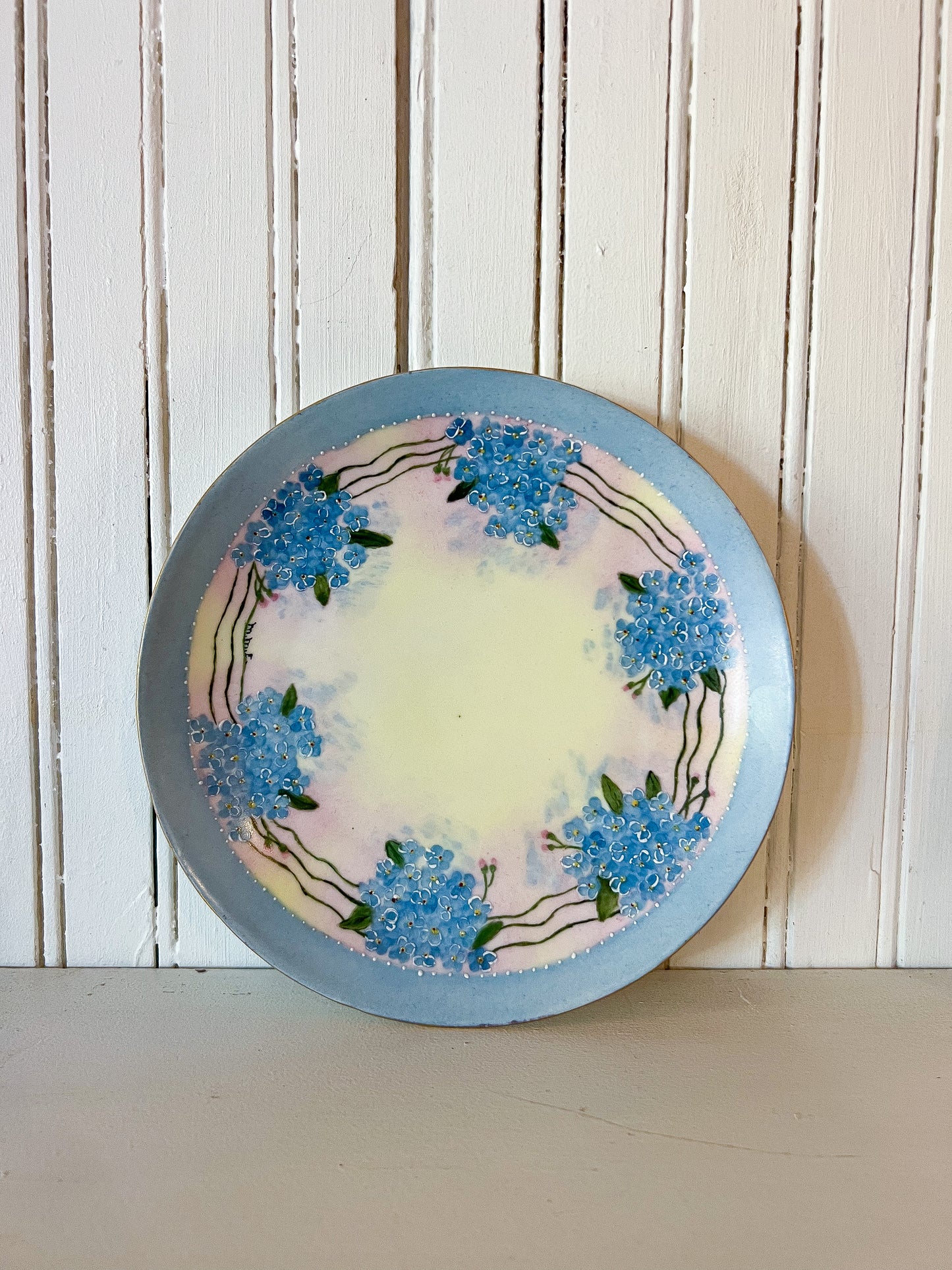 FOUND & Co. Forget-Me-Not Plate