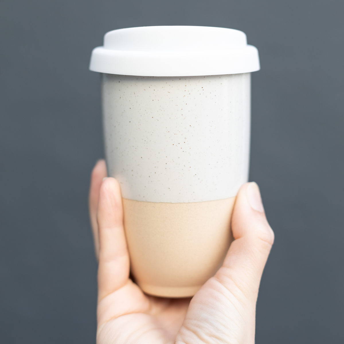 Nova Ceramics Travel Mugs - Dune 12oz Ceramic Travel Mug – Eco-Friendly Artisan Mug