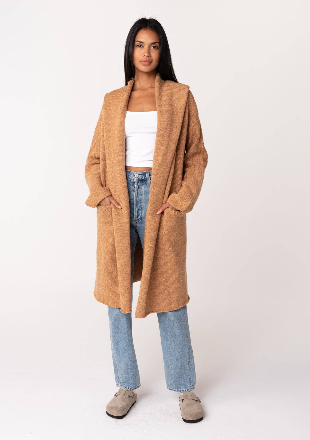 Cozy Oversized Hooded Cardigan