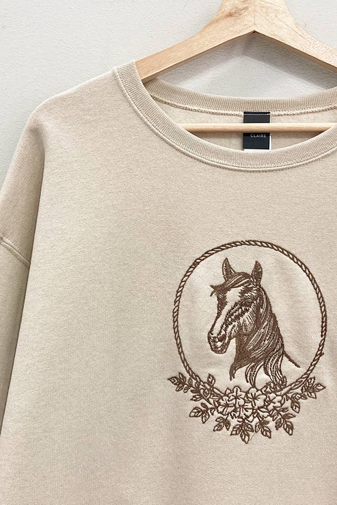 Old Soul Horse Crewneck