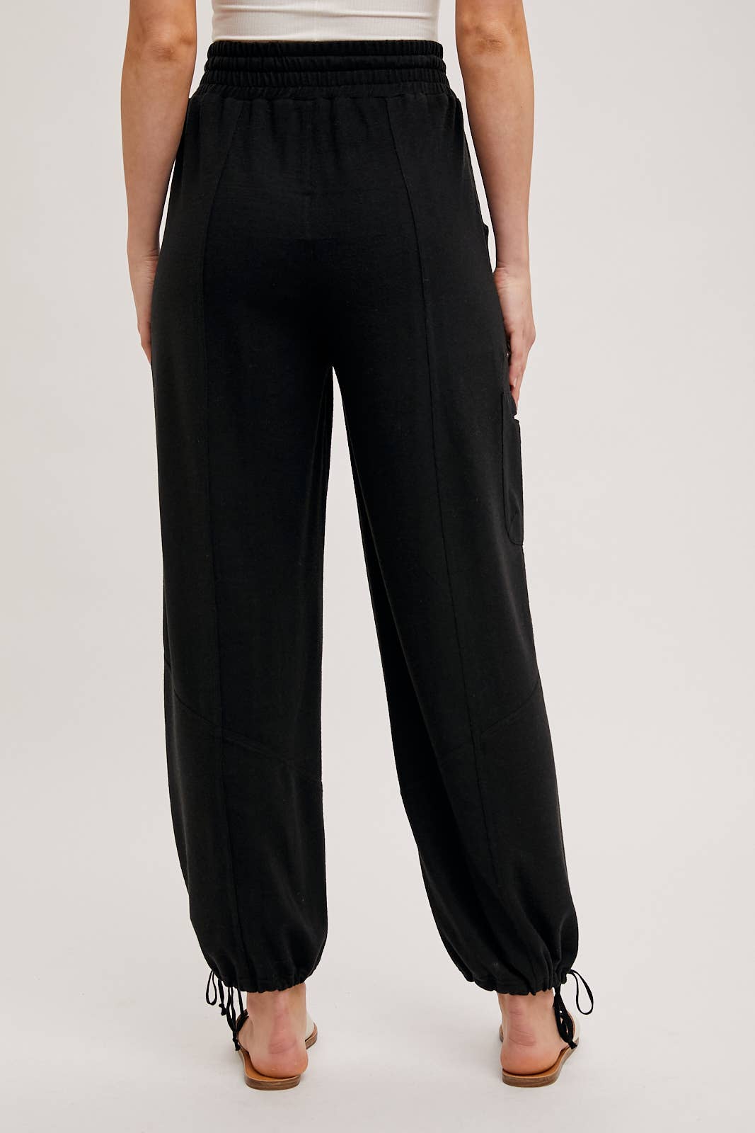 Bluivy - DRAWSTRING HIGH WAIST JOGGER SWEATPANTS