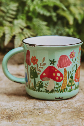 Camp Coffee Mushroom Mug