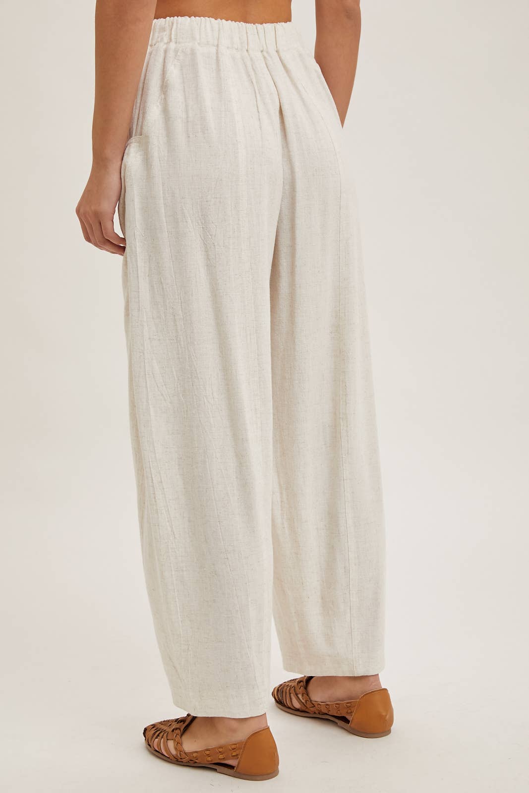 Bluivy - RELAXED BARREL PANTS WITH POCKETS