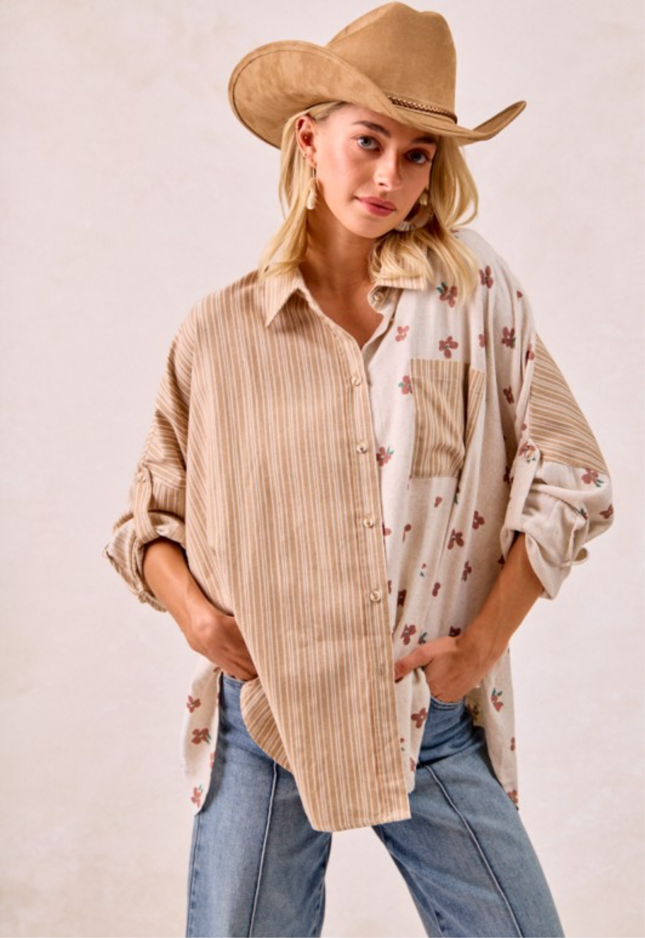 Prairie Bloom Button-Up Shirt