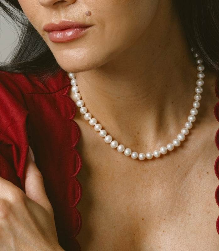 Classic Pearl Strand Necklace