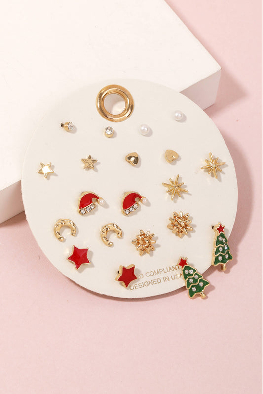 Holiday Cheer Stud Earring Set