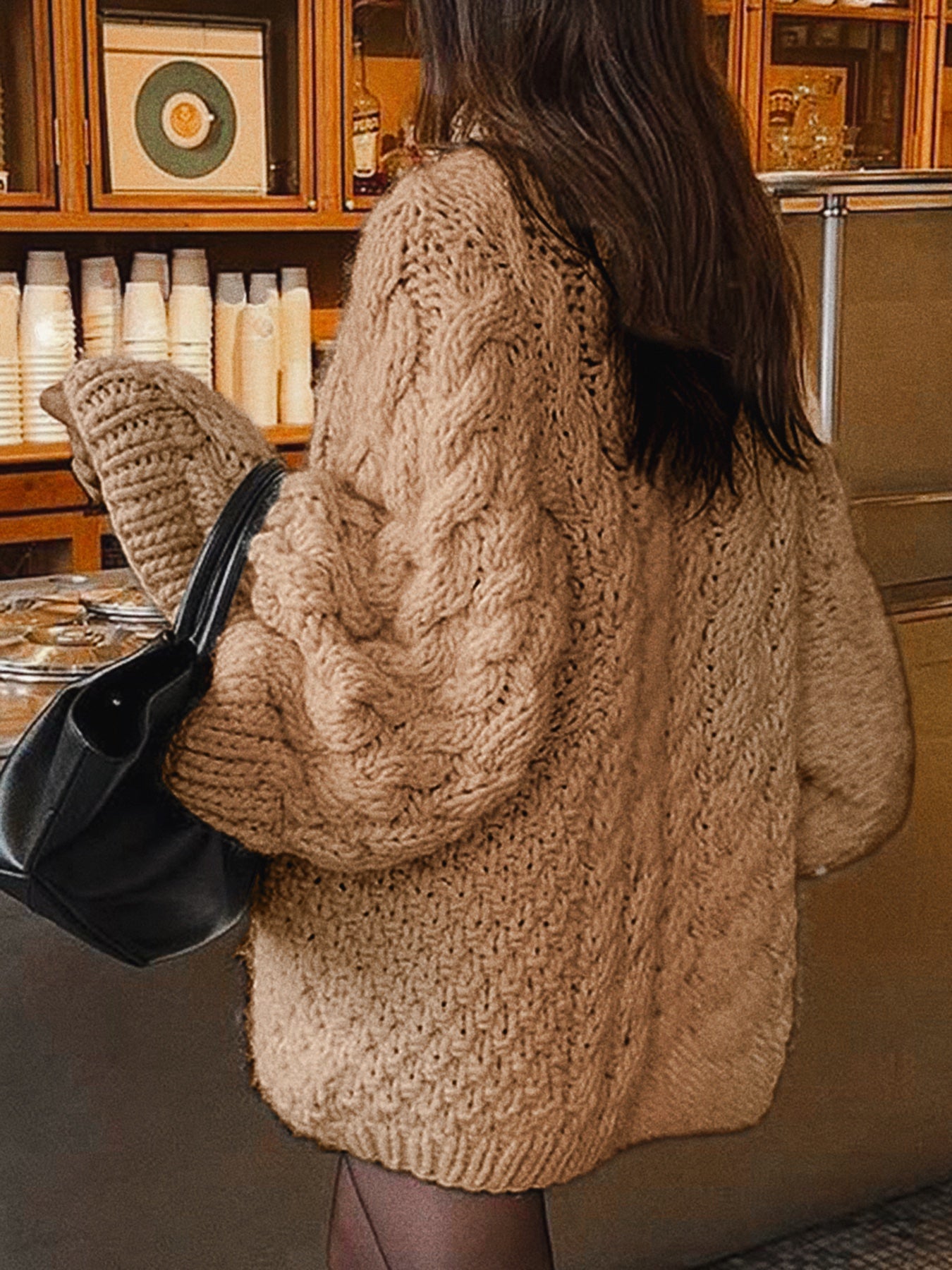 Coffeehouse Cozy Knit Sweater