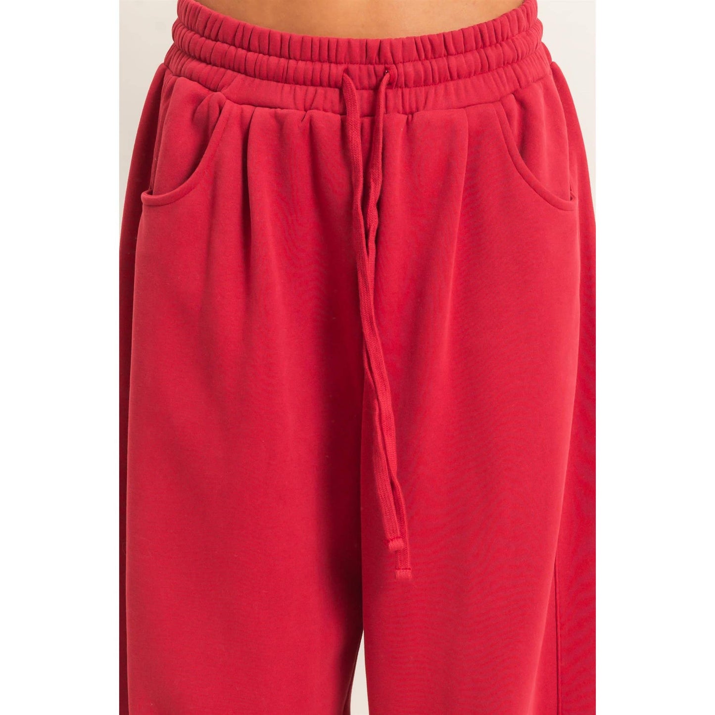 HYFVE - Drawstring Waist Barrel Sweatpants