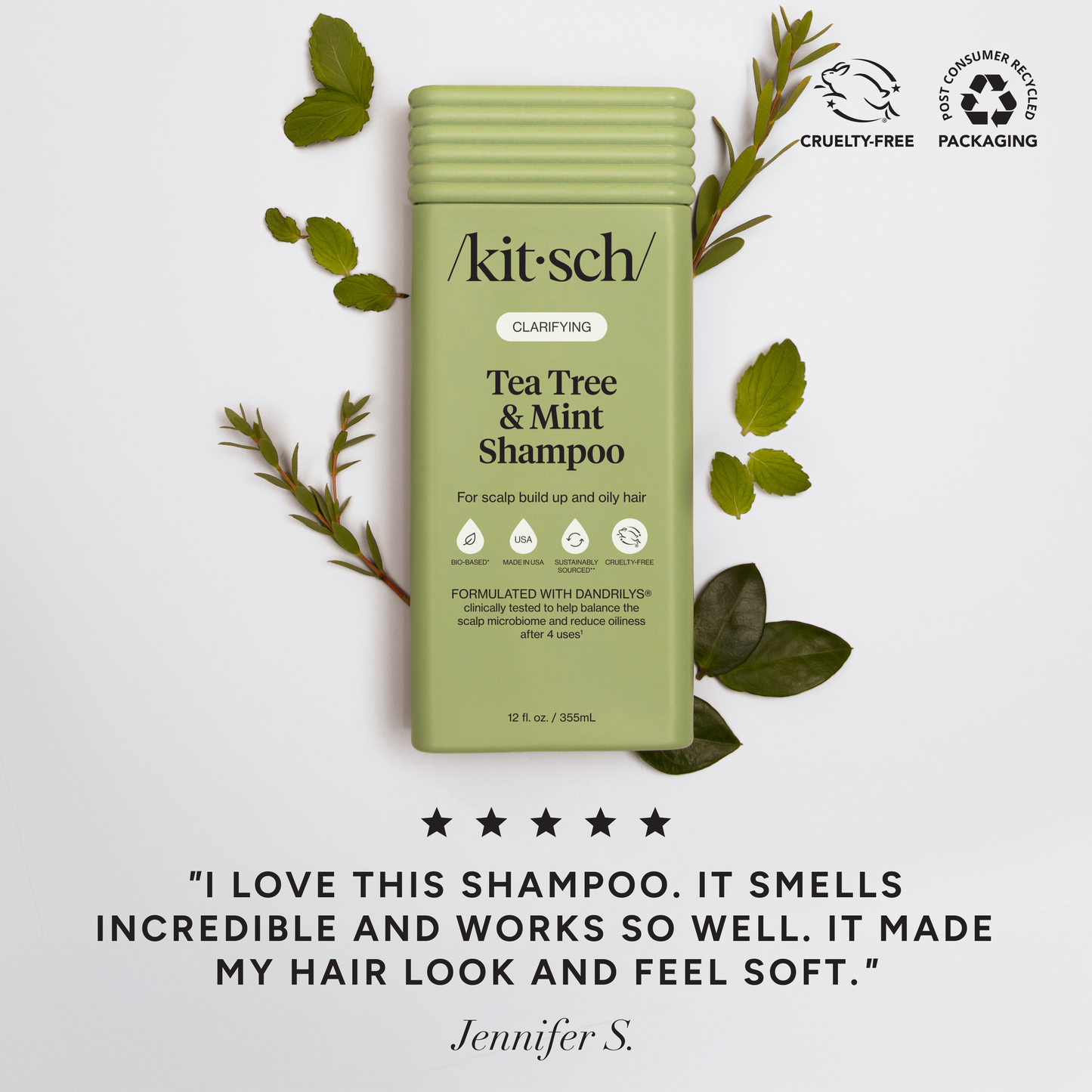 KITSCH - Clarifying Tea Tree & Mint Shampoo