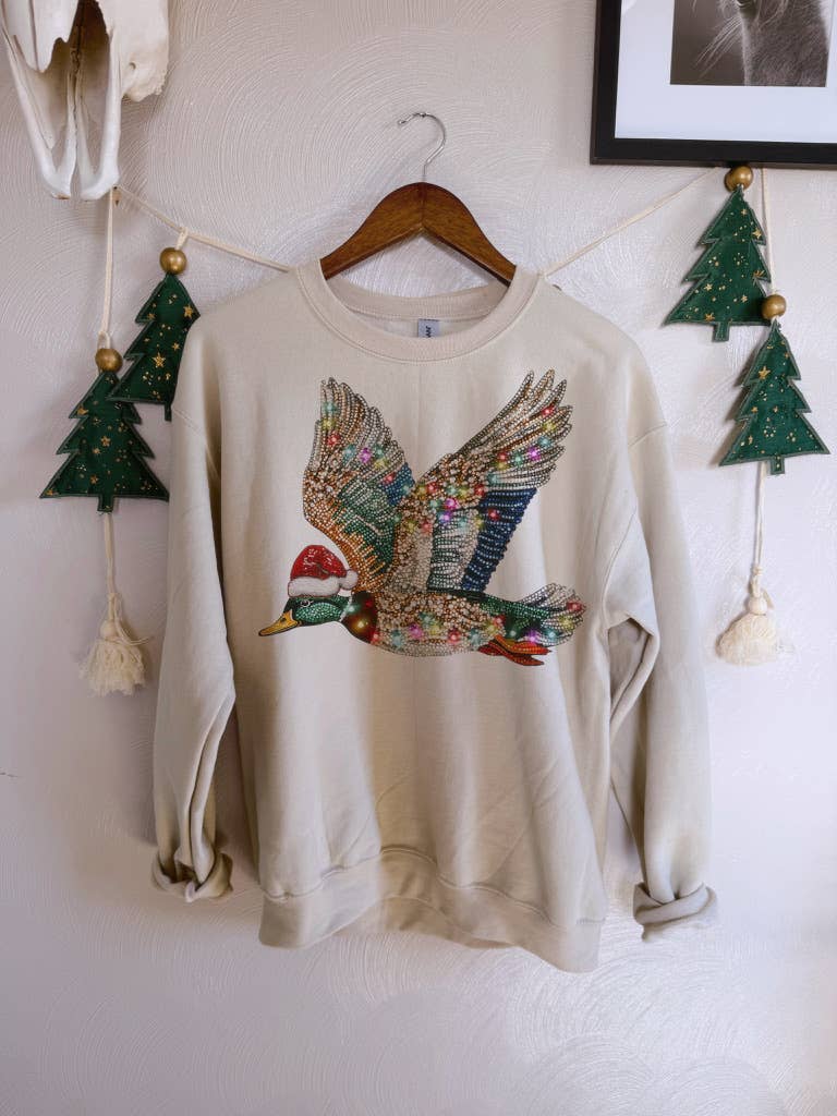 The Walking A - HOLIDAY BEDAZZLED DUCK