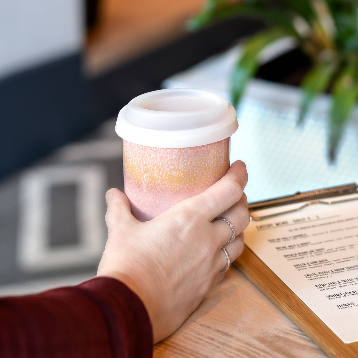 Nova Ceramics Travel Mugs - Afterglow 12oz Ceramic Travel Mug – Travel Mugs For Coffee